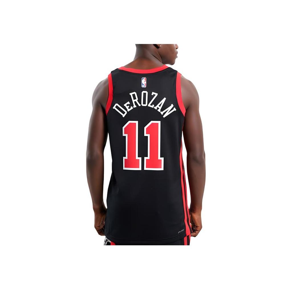 New Nike Dri Fit NBA Swingman Jersey Basketball Jerseys 2023/24 Season Chicago Bulls DeMar DeRozan Size 11 Men's Black DX8497-011