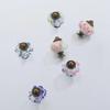 6/10pcs Pumpkin Knob Clear Handle Pulls Cabinet Drawer single hole handle Decor Kitchen Dresser Hooks
