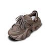 Scarpe da papà in pelle autunno e inverno, nuova piattaforma, scarpe sportive casual di tendenza