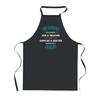 Kitchen Apron - A Formidable Cabinetmaker - Black - Breton Pattern - Durable Cotton