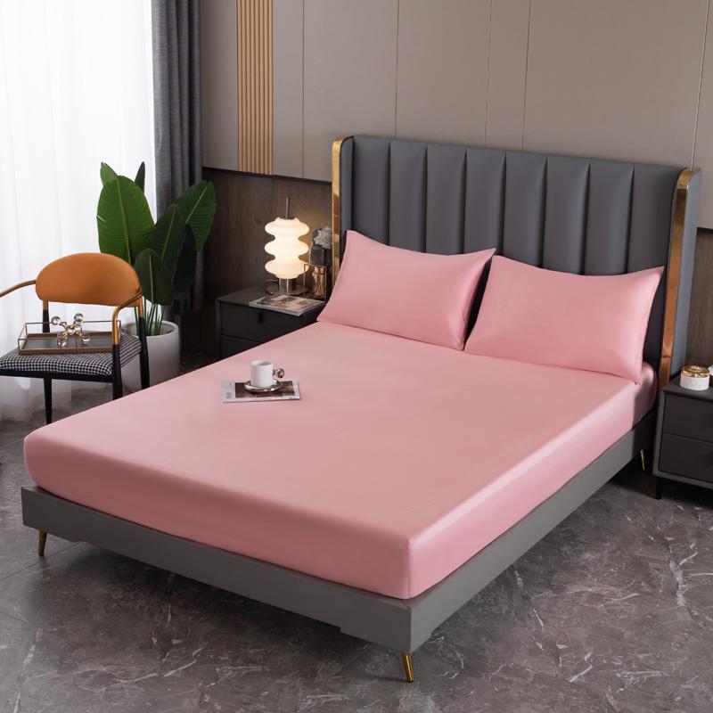 Natural Mulberry Silk Bed Fitted Sheet Deep 25CM Real Silk Mattress Cover Customized Size Luxury High-End Bedding Sheets