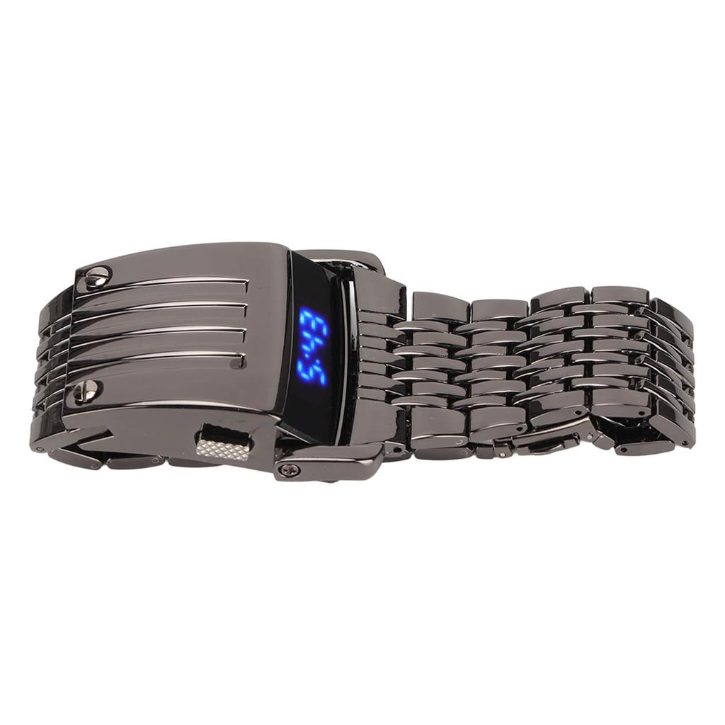 Alloy Watch LED Digital Display Quick Release Fashionable Men Watch for Daily Business
