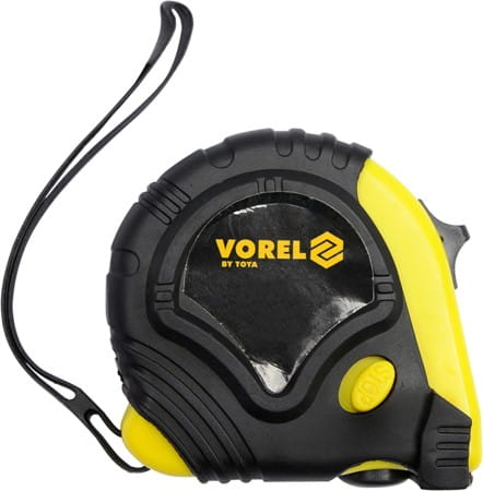 Vorel Rolled Measuring Tape With Rubber Cover 5M X 19Mm