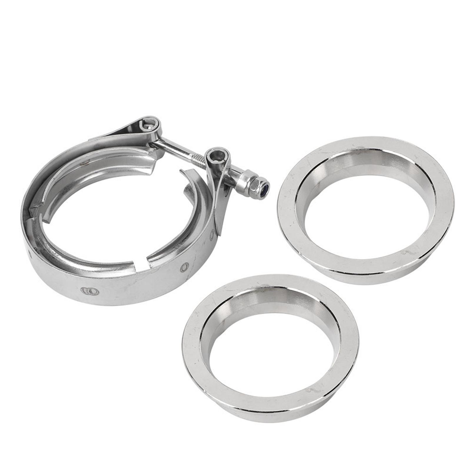 Stainless Steel V Band Clamp with Flange for Auto Exhaust Pipe