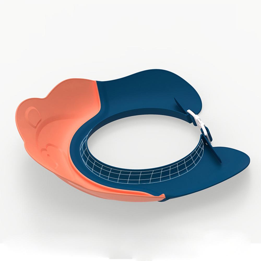 Portable Adjustable Ear Protection Baby Bath Cap Shampoo Shield Silicone Bath Visor Baby Shower Cap