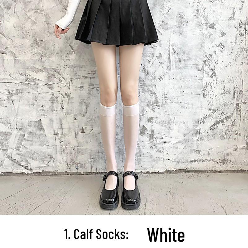 Women's Durable Anti-Snag Over-the-Knee Slimming Socks - Spring/Summer Thin Mid-Calf Design