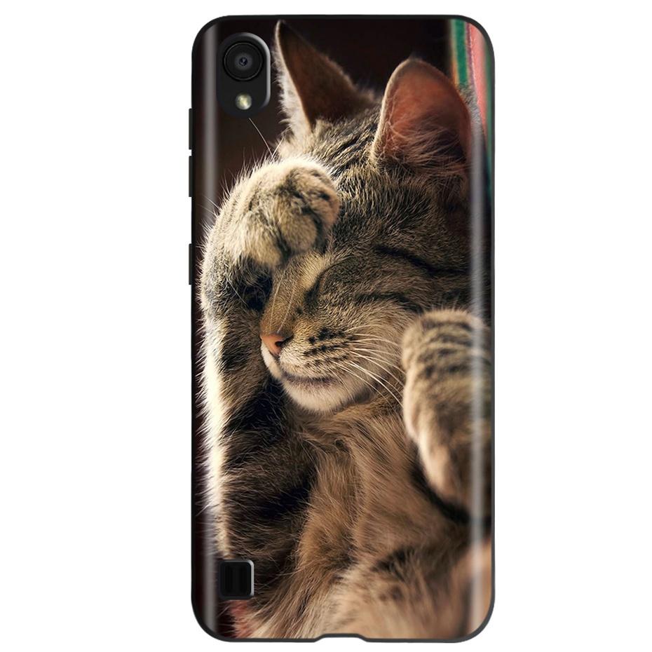 Fashion Cool Painted Case For ZTE Blade A5 2019 Soft SIlicone TPU Black Shockproof Bumper For ZTE A5 (2019) BladeA5 A 5 Funda