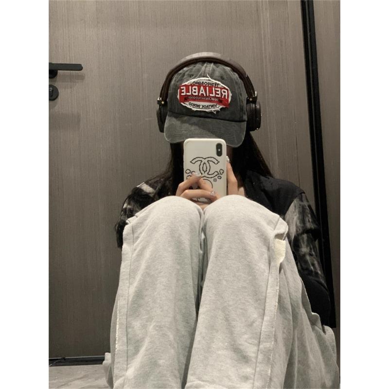 European and American Feng Shui Washing Old Retro Niche Baseball Cap Sunshade Letter Embroidered Baseball Cap Personalized Street Trend