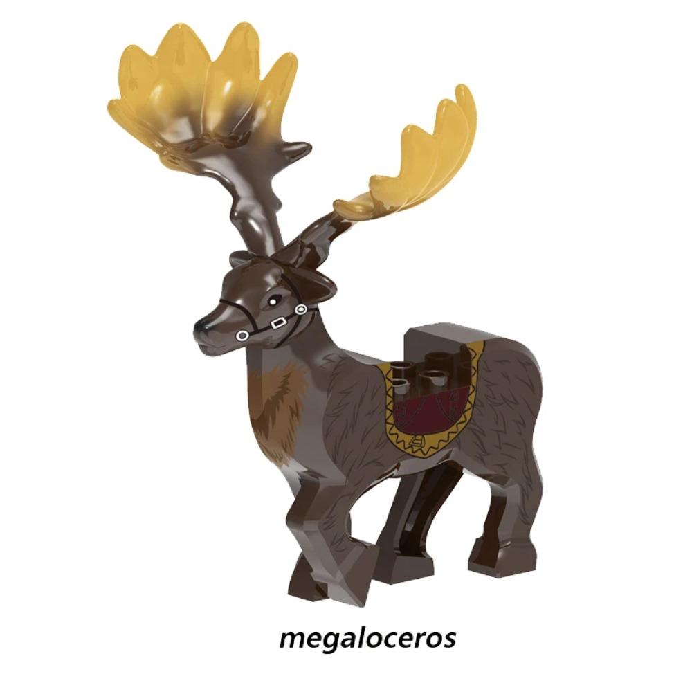Animal Building Blocks City Small Large Ornaments Panda Dog Sheep Pig Cow Zoo Deer Mount Crocodile Tiger Wolf Eagle Boy Gift Toy