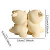 2 Pieces Dragon Bookends Book Shelf Holder Resin Sculpture for Shelves Animal Statue School