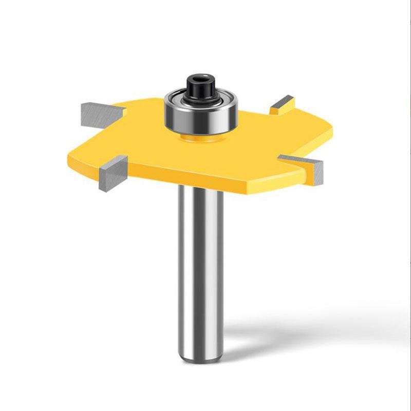 Z4 T TYPE SLOTTING BIT 8mm Shank Cutter Industrial Grade Rabbeting Bit Woodworking Tool Router Bits
