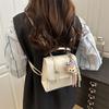 Schoolbag niche design casual texture women's backpack fashion trend personalized bag 1011 autumn and winter new backpack