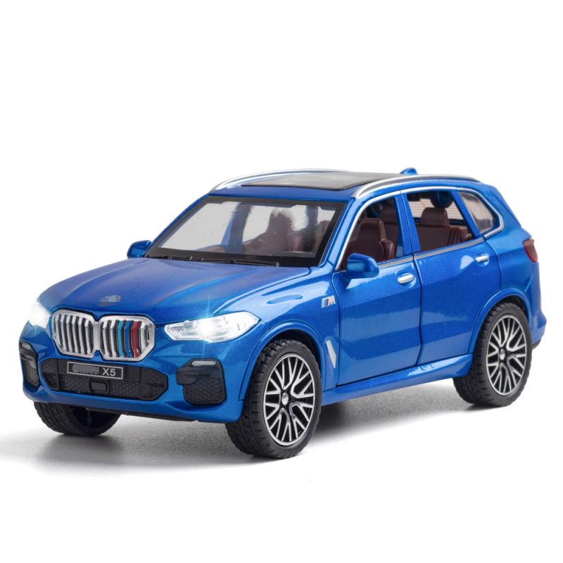 

1/32 BMW X5 IM Симуляция Сплав Игрушечные Машинки Литые Внедорожник Модель Автомобиля Детские Игрушки Внедорожники Украшения Рождественский Подарок синий