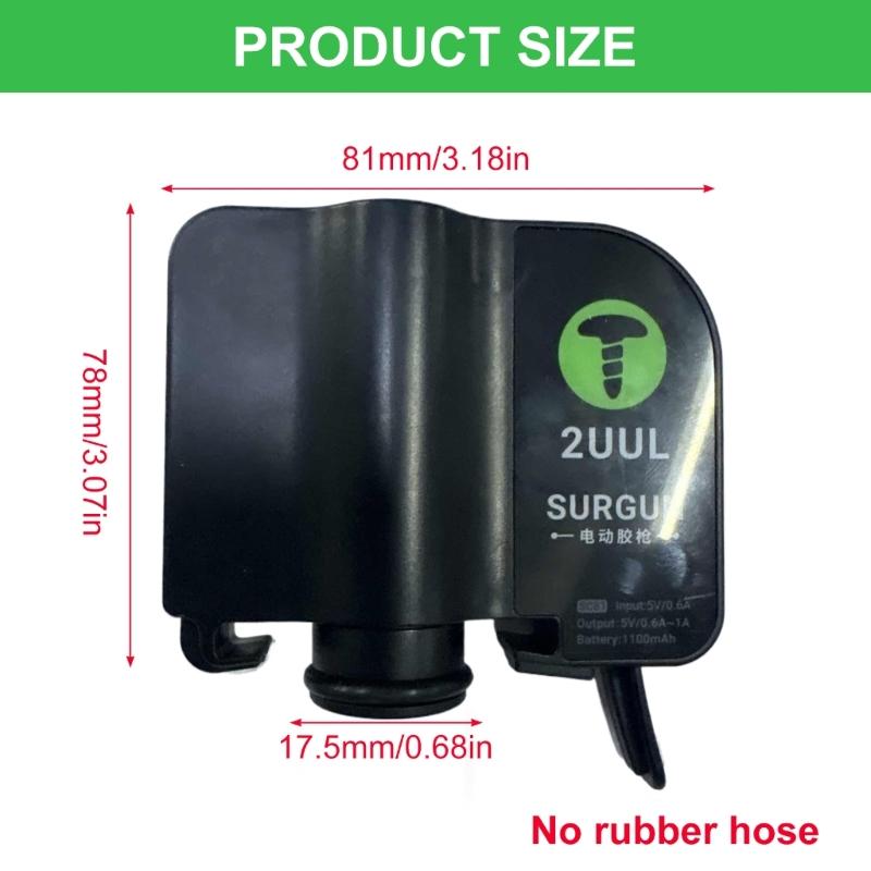 Cordless Glues Dispenser Safety 3 gear 17.5mm Tube Compatibility Rechargeable Electric Glues Guns For Precisions Work