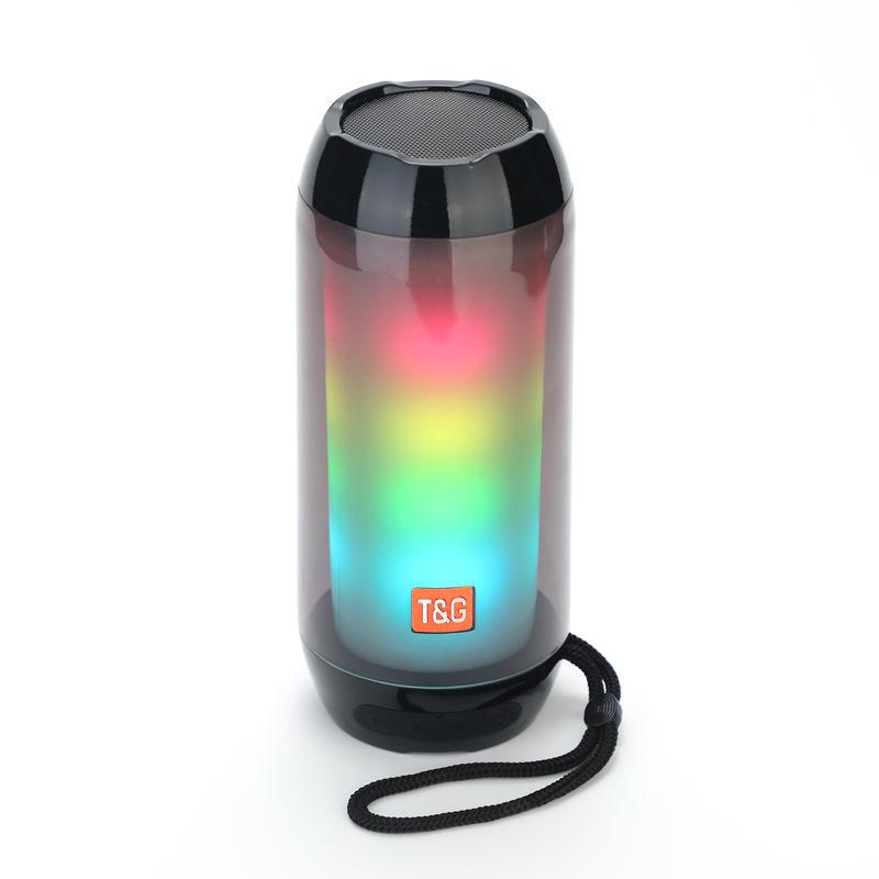 

Портативный Bluetooth-динамик TG643 с FM-радио и светодиодным дисплеем чёрный