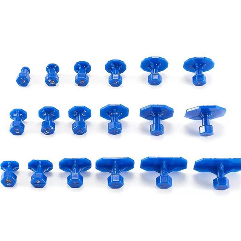 Car Dent Repair Puller, Car Repair Tools Kit With 18pcs Plastic Glue Tabs plastiT-Handle Dent Remover Universal For Car Accessor