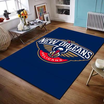 New Orleans Pelicans Logo Rug Non-slip Rug Suitable for Living Room and Bedroom Sofas