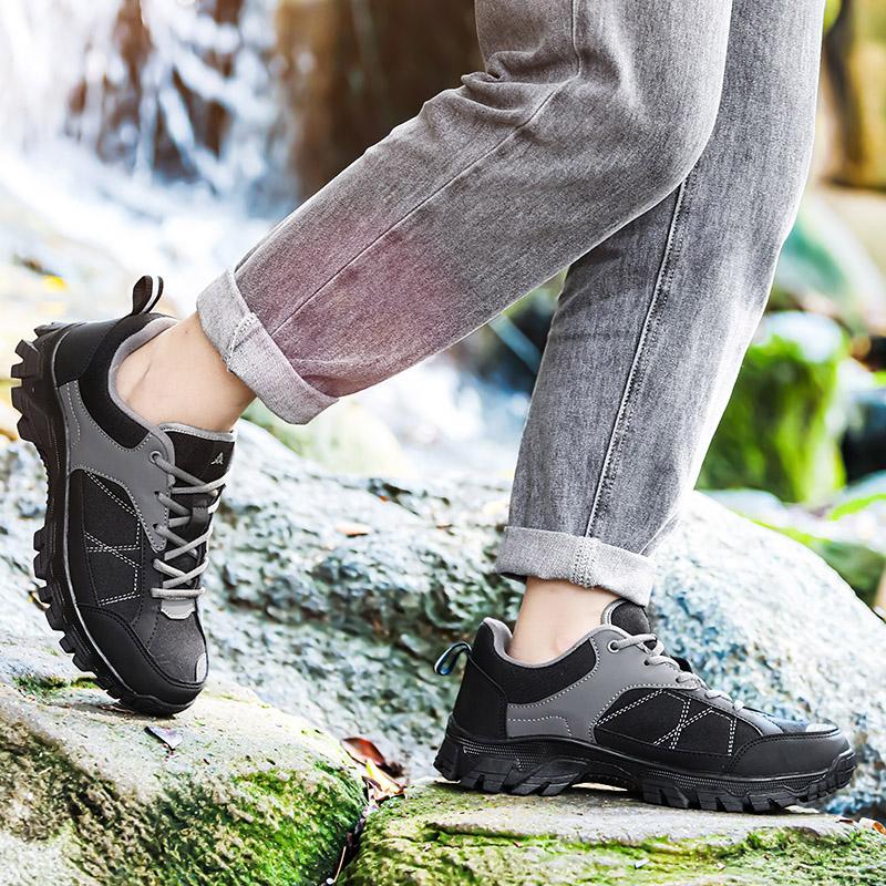 Fashion 2024 Outdoor Men's Trekking Shoes Men Comfortable Casual Hiking Walking Sneakers Man Breathable Non-slip Climbing Shoes For Men