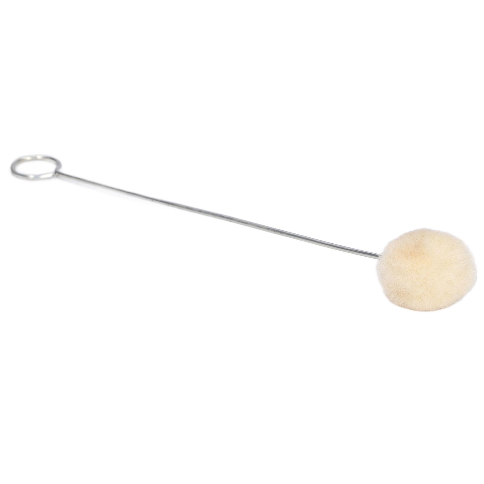 

20 шт. шерстяной шариковый кисть для полировки кожи с металлической ручкой для проектов поделок своими руками