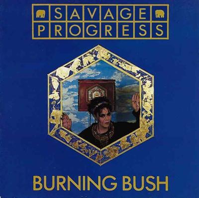 7inch Record SAVAGE PROGRESS - Burning Bush TEN27 10 Records 1984 UK Dance & Electronica Used