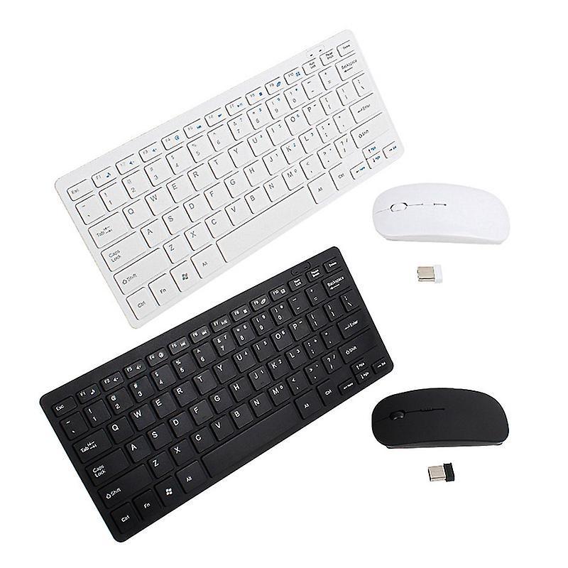 Wireless Keyboard Mouse Set Ultra-thin 2.4G for PC Desktop Computer Notebook Laptop