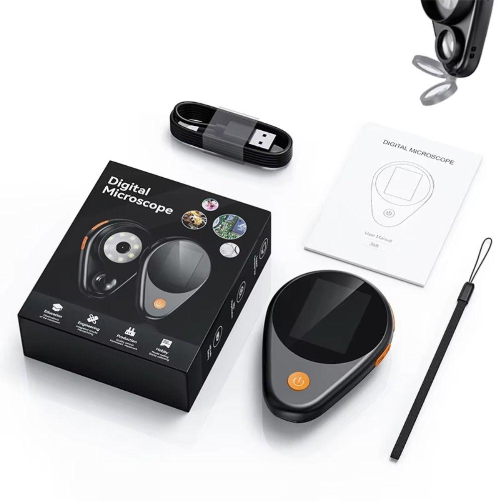 500X Magnification Optical Microscope Portable Magnifying Glass  For PCB Jewelery Watch Research