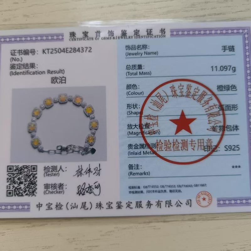 Sace Gems 925 Sterlingsilber 5MM Natürlicher Opal Edelstein Armbänder für Frauen Verlobung Cocktailparty Feinschmuck