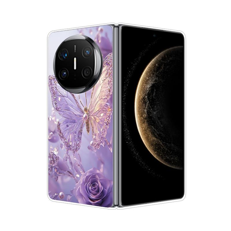 For HuaWei Mate X6 Case Marble Soft Hard PC Shell Back Cover For HuaWei Mate X3 X5 X6 X2 Full Coverage Phone Shell MateX6 Capa