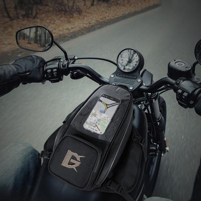 Geantă de depozitare pentru motociclete Fermoar Capacitate mare Închidere anti-alunecare Design Cataramă de siguranță Motocicletă impermeabilă