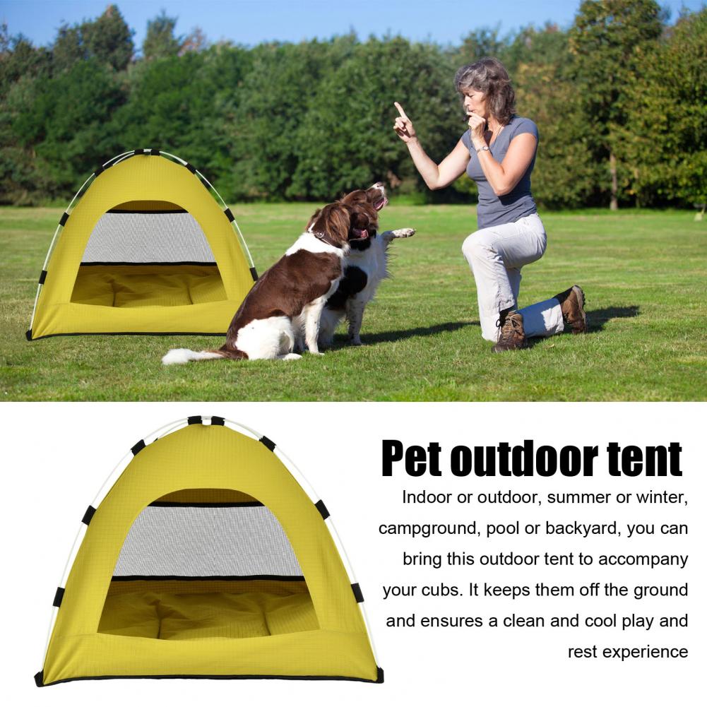 Cat Bed with Elevated Design Summer Cat Bed Foldable Cat Tent Bed for Indoor Outdoor Use Portable Pet Cave for Small for Pets