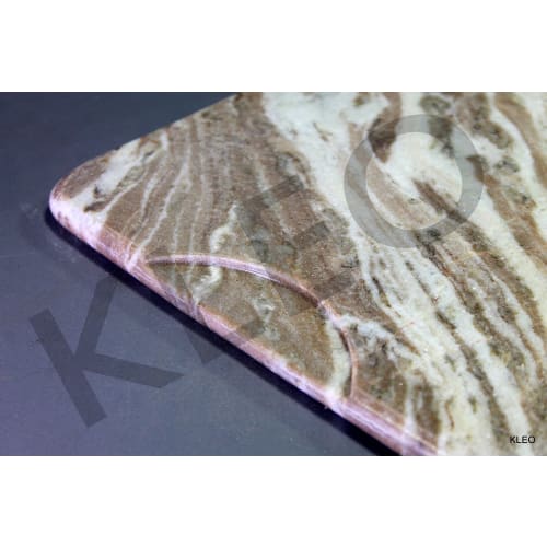 KLEO Chopping Board - Handcrafted Rectangular White Marble 23cm X 46cm - Cheese Platter, Kitchen Utensil, Wine Serveware, Birthday, Anniversary, Corpo