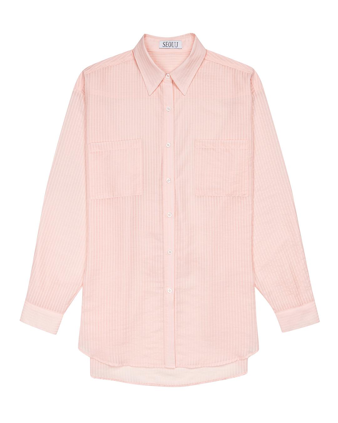 Seoyu Double Corset Shirt (Baby Pink) Baby Pink