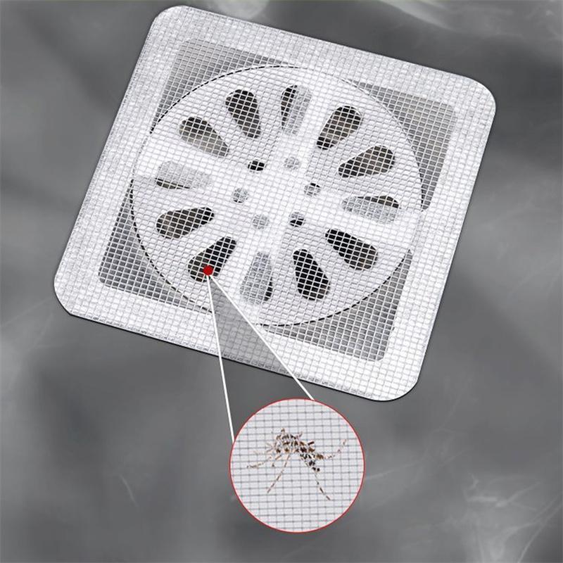 10/30/50PCS Shower Drain Hair Catcher Mesh Shower Drain Covers Floor Sink Strainer Filter Hair Stopper Bathroom Kitchen Supplies