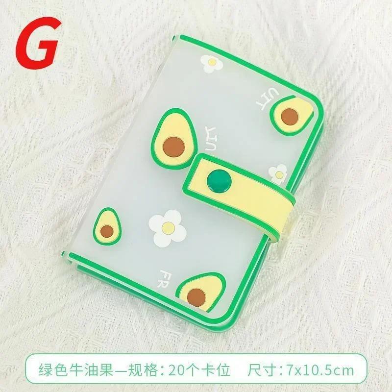 20 Pockets 3 Inch New Card Note Collection Photo Album Album PVC Photocard Holder Women ID Credit Card Binder Travel Accessories