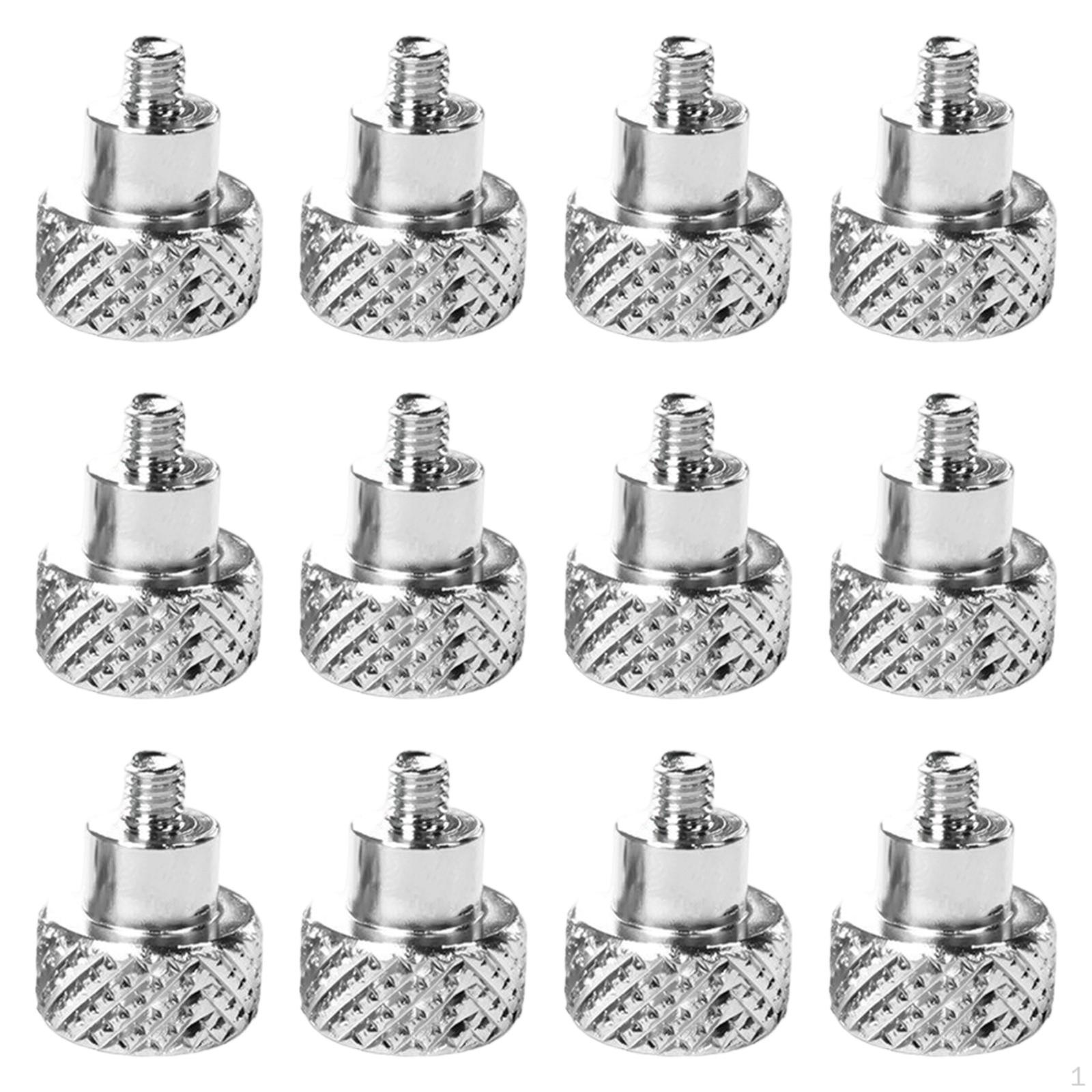 

12Pcs Presser Foot Screw Clamp Plate Screws Maintenance Steel Pin Set for Quilting Thread Length 3.5mm