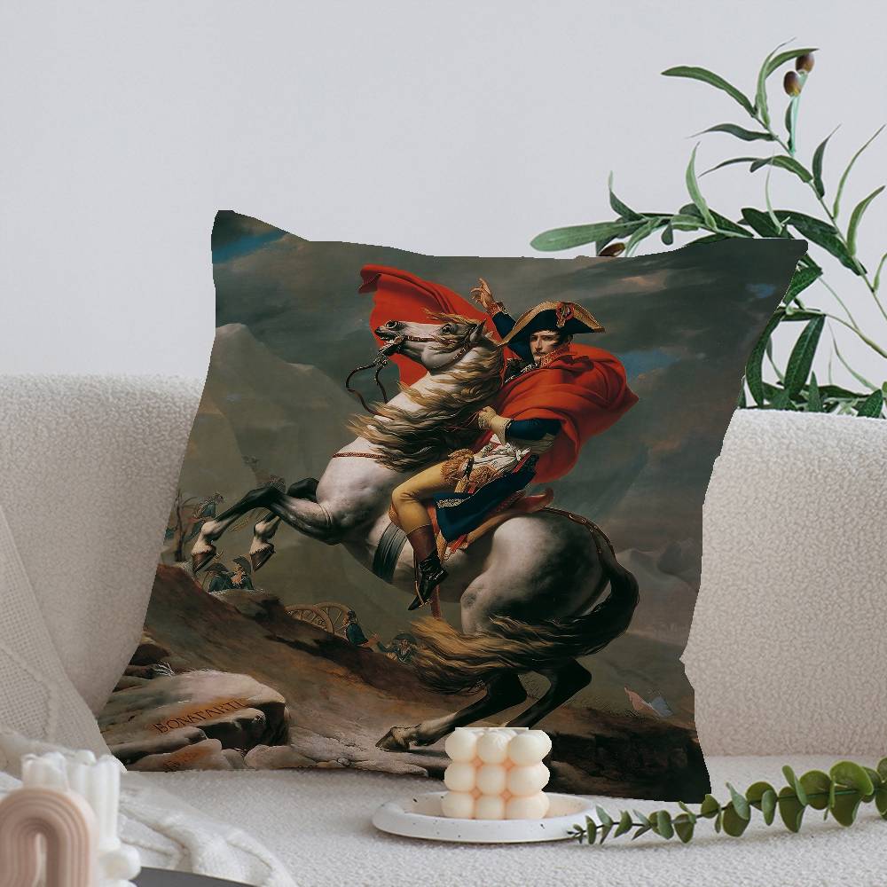 Napoleon Bonaparte Art Pillow Gifts Home Office Furnishings Bedroom Sofa Car Cushion Cover Case 45x45cm