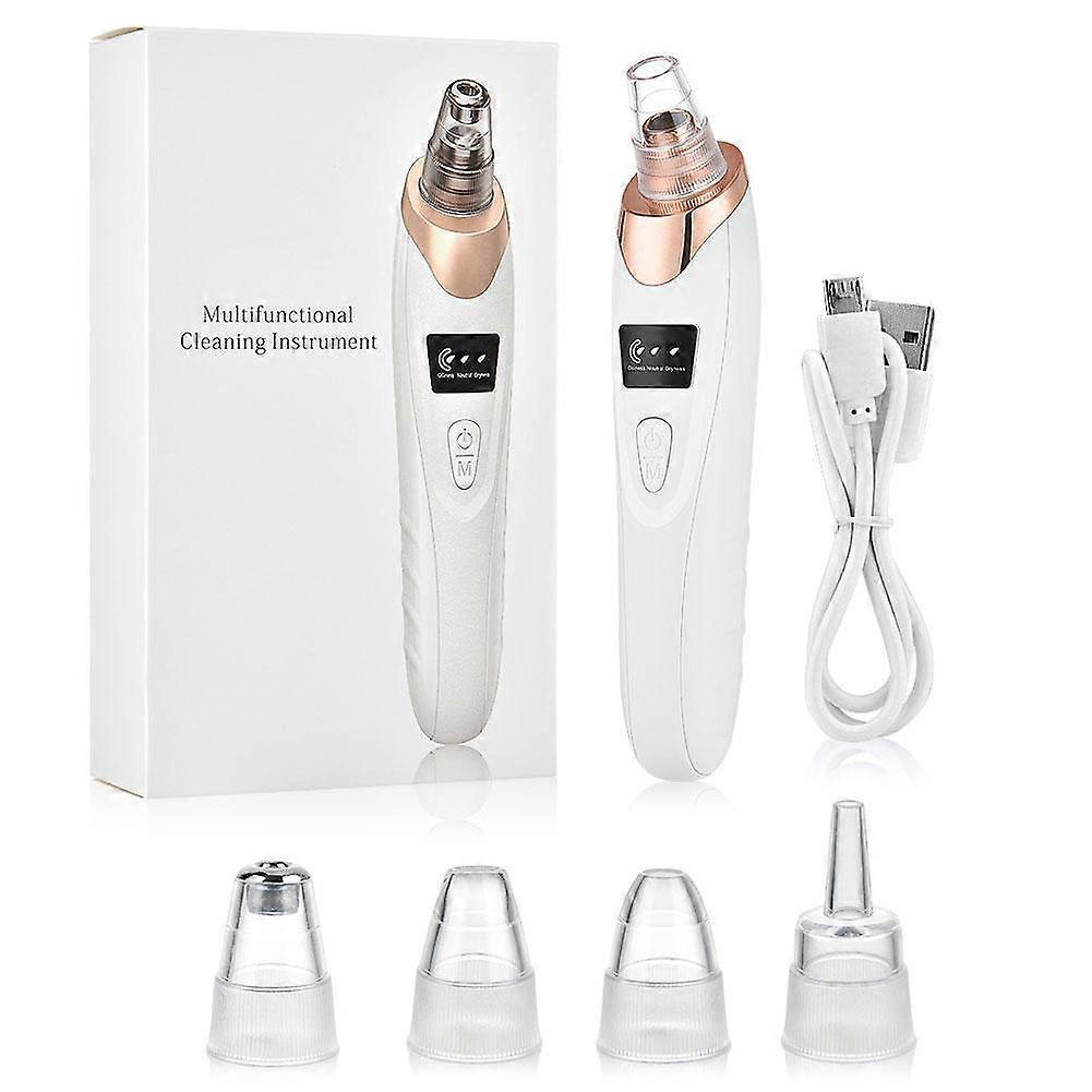 Aspiratore Punti Neri Elettrico Micro-Bolle Pulitore Viso Visibile Rimozione Punti Neri Comedoni Strumento per il Viso