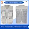 Custom Logo Emergency Management Safety Vest - Multi-Pocket Workwear for Photojournalists