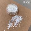 Mini Sparkling Circle Glitter Nail Decoration Wave Dot Retro Simple Style Black Gold Laser Nail Art DIY Accessories