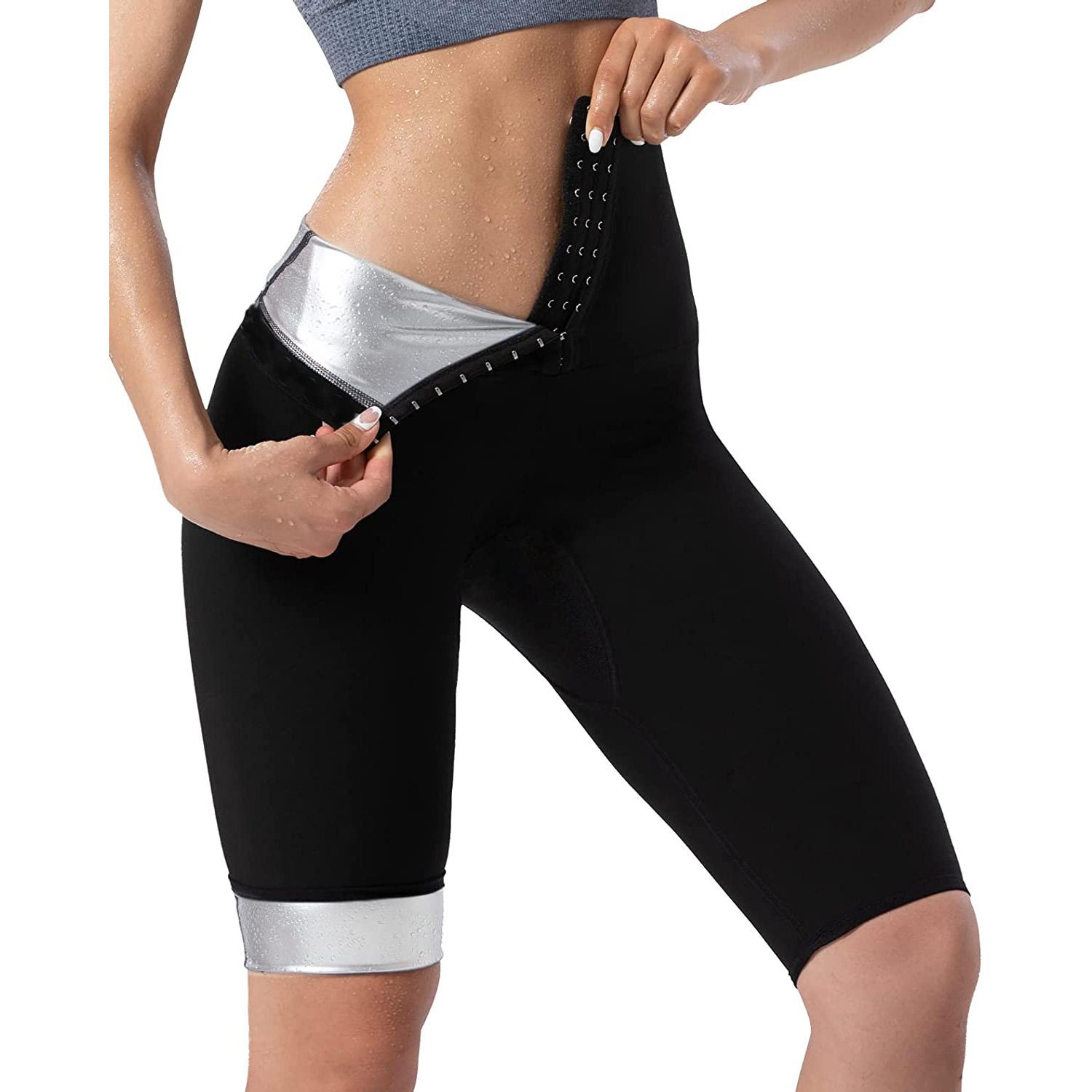 

Женские шорты с контролем живота, с высокой талией, термокомпрессионные, утягивающие леггинсы, брюки для йоги, корректор фигуры 3XL чёрный/серый