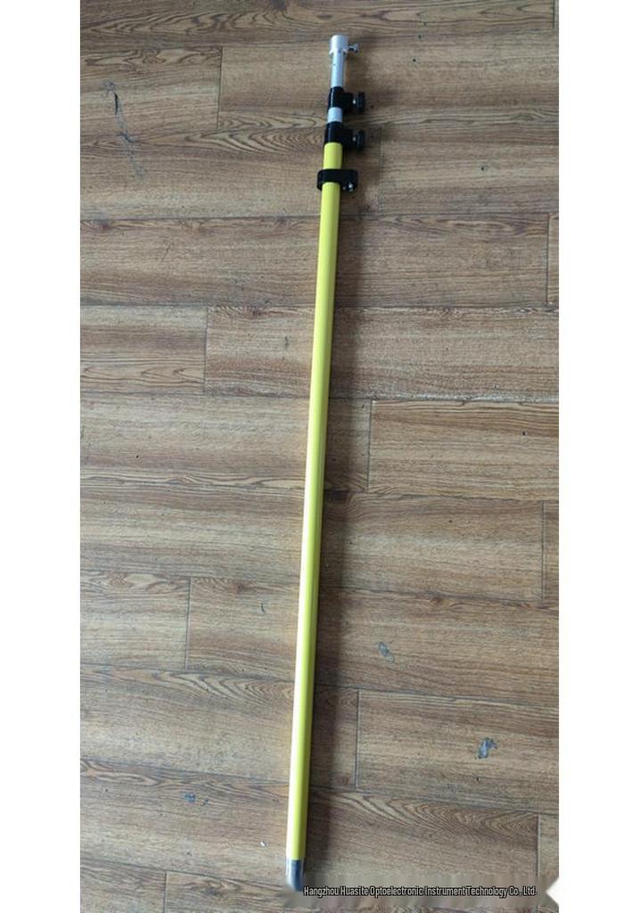 Safety Insulated Total Station Prism Pole with Single Holder - 2m/3m/5m Lengths