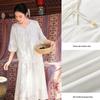 New Chinese Style Embroidered Tencel Two-Piece Set