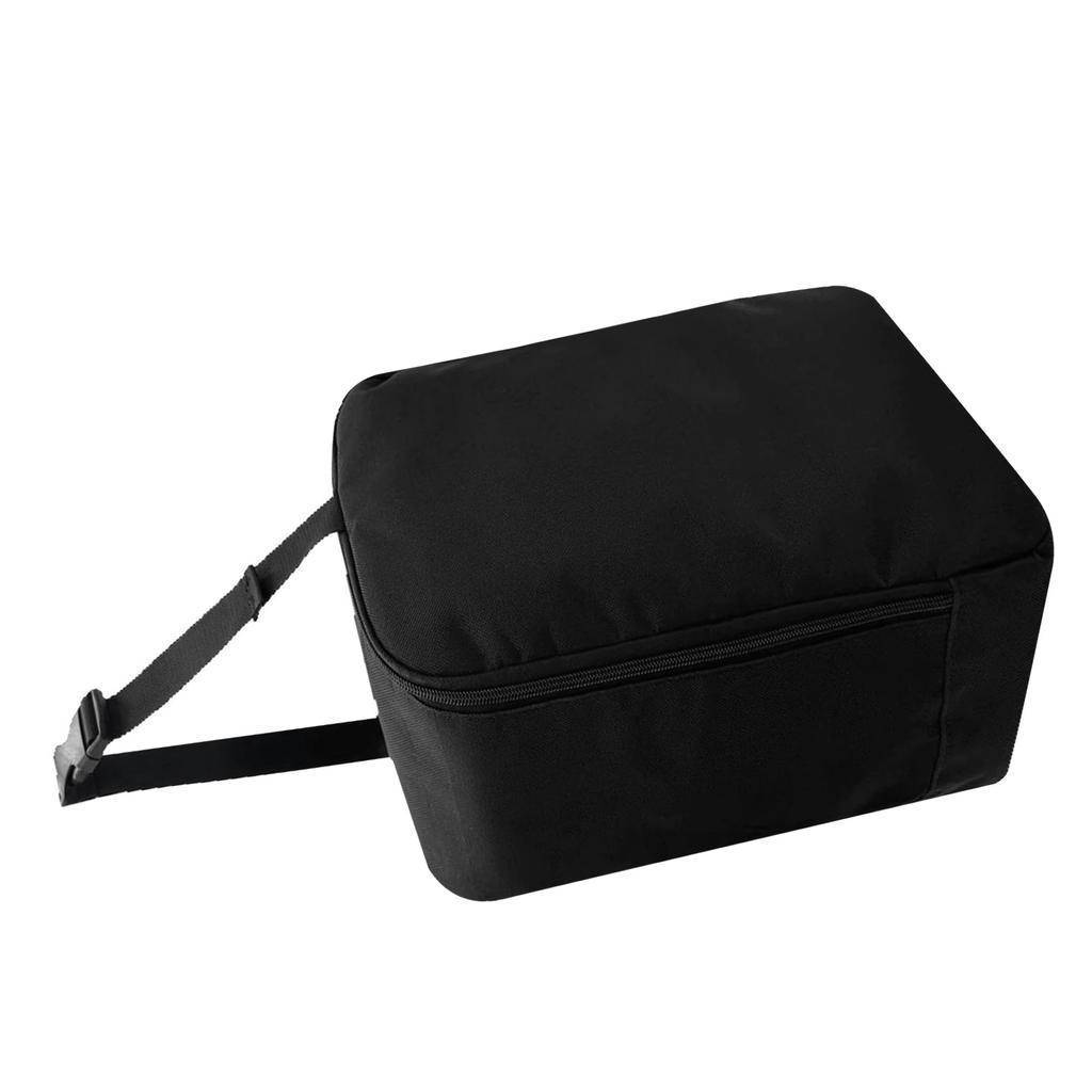 Travel Steam Iron Bag Portable Handheld Steam Iron Carrying Case Holder with Hanging Buckle Strap Black