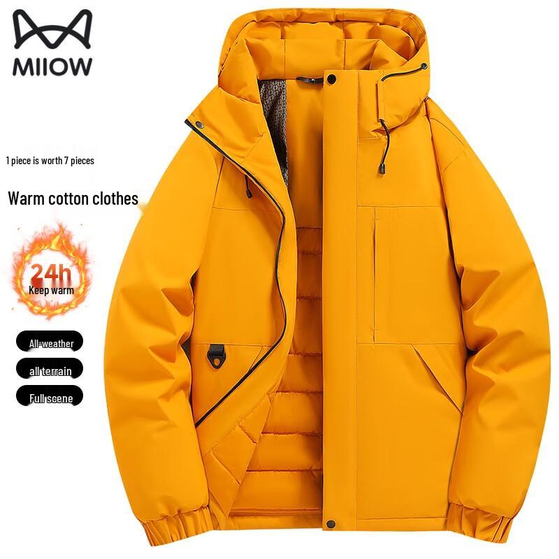 MiiOW Men s Graphene Hooded Winter Padded Jacket XL