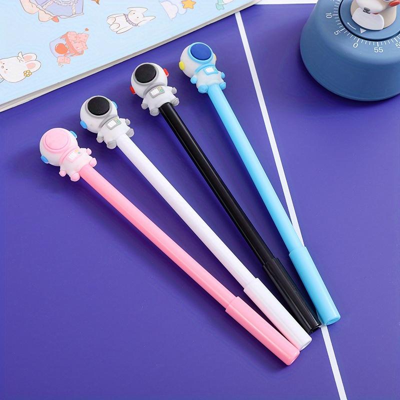 Return To School Season 10pcs 0.5mm Creative Astronaut 3D Neutral Pen Creative Water Pen Stationery Store Astronaut Three-dimensional Neutral Pen
