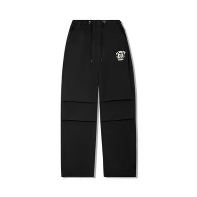 Li Ning Straight Loose Sun Protection Solid Color Comfortable Knitted Sports Pants Women Bottoms Black AYKV622-3