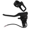 Scooter Brake Lever Black Aluminum Alloy Scooter Handbrake with Bell Folding Buckle for Xiaomi M365 1S PRO PRO2