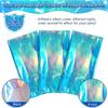 3 Pack Ocean Tablecloths Iridescent Plastic Disposable Table Cloth Rectangle Water Wave Table Covers for Under Sea Ocean Pool Beach Party