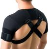 Sports Double Shoulder Brace Adjustable Breathable Chronic Tendinitis Pain Relief Men Women Shoulder Compression Strap