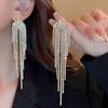 2025 Luxury Bridal Tassel Earrings: Exquisite, Light, Exaggerated Design for Women